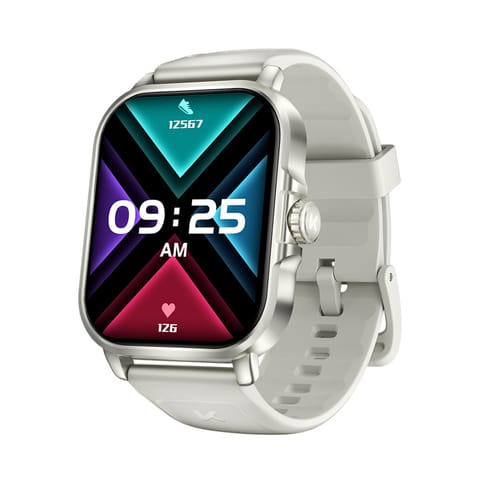 ⁨Smartwatch Kumi KU7 Meta 90 trybów 40 mm Srebrny⁩ w sklepie Wasserman.eu