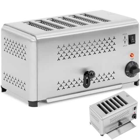 ⁨Toster opiekacz kanapkowy do chleba na 6 grzanek 2500 W⁩ w sklepie Wasserman.eu