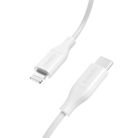 Kabel przewód do iPhone USB-C - Lightning MFi PD 30W 1.2m - biały w sklepie Wasserman.eu