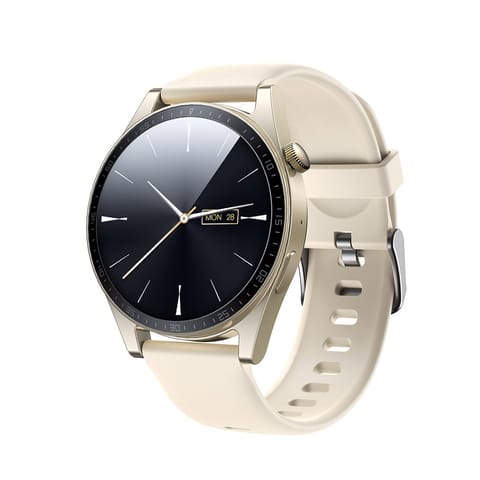 ⁨Smartwatch Classic Series z funkcją odbierania połączeń ekran 1.32'' IP68 - złoty⁩ w sklepie Wasserman.eu