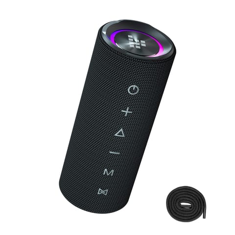 ⁨Głośnik przenośny Bluetooth Mirtune C2 24W + kable USB-C AUX - czarny⁩ w sklepie Wasserman.eu