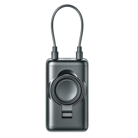 Powerbank do smartwatchy 5000mAh USB-C Lightning - czarny w sklepie Wasserman.eu