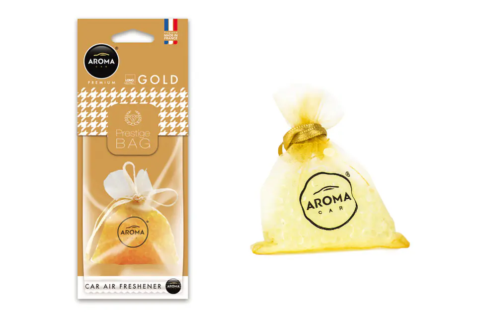 ⁨Odświeżacz powietrza aroma prestige fresh bag gold⁩ w sklepie Wasserman.eu