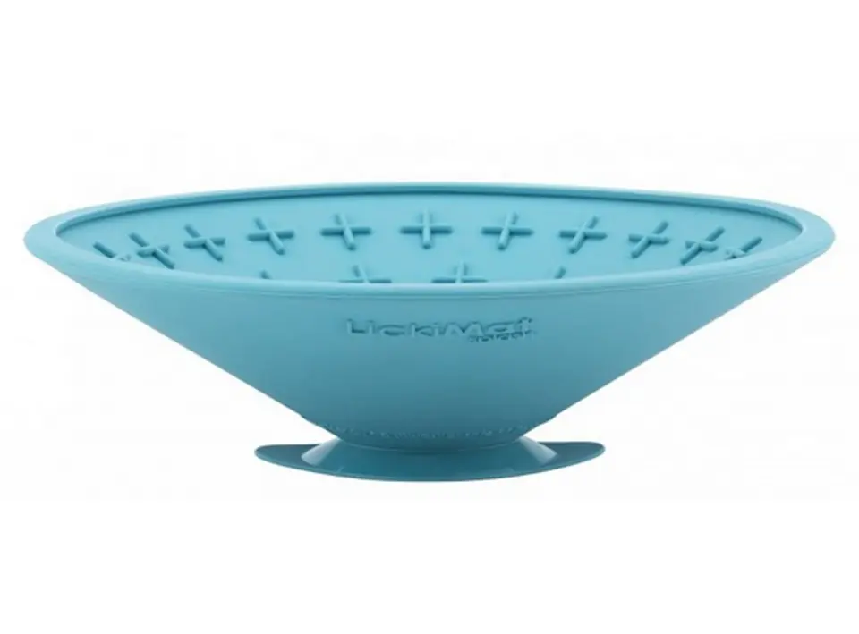 ⁨LickiMat Splash bowl with suction cup turquoise⁩ at Wasserman.eu