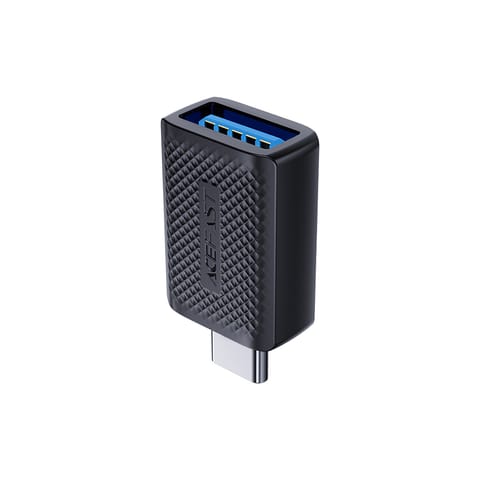 ⁨Adapter przejściówka USB-A do USB-C 3.0 (męski) 5Gb/s - czarny⁩ w sklepie Wasserman.eu