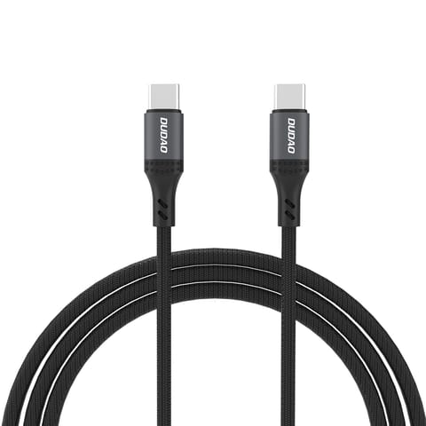 Kabel przewód z oplotem L3CC USB-C - USB-C 60W 1.2m - czarny w sklepie Wasserman.eu