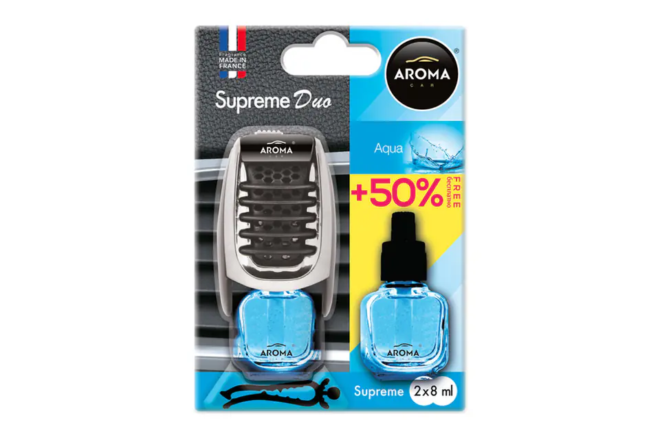 ⁨Odświeżacz powietrza aroma supreme duo aqua⁩ w sklepie Wasserman.eu