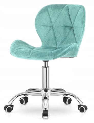 ⁨Krzesło obrotowe VASTO OFFICE VELVET MINT⁩ w sklepie Wasserman.eu