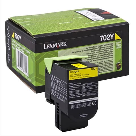 ⁨Lexmark oryginalny toner 70C20Y0, yellow, 1000s, return⁩ w sklepie Wasserman.eu