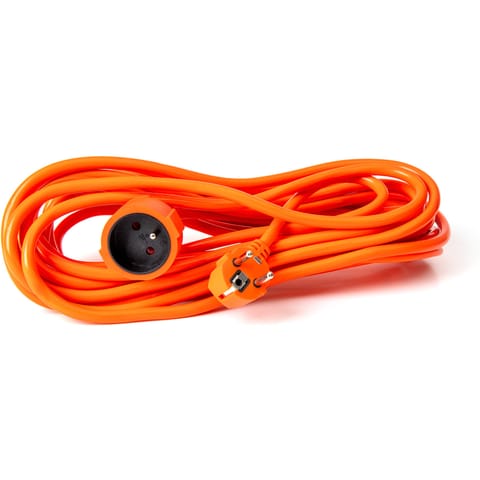 ⁨Kabel przedłużacz 230V 10m 16A pomarańczowy PLATINET (46088)⁩ w sklepie Wasserman.eu