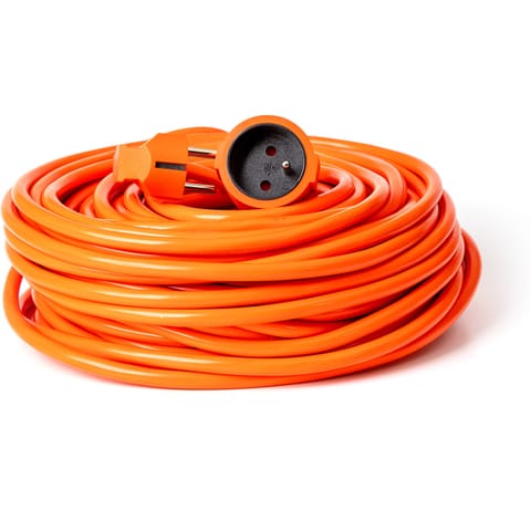 ⁨Kabel przedłużacz 230V 30m 16A pomarańczowy PLATINET (46089)⁩ w sklepie Wasserman.eu