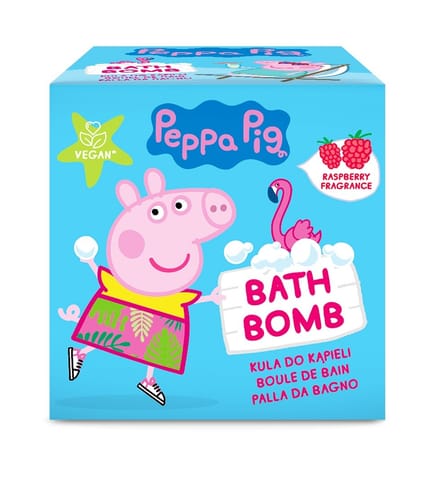 ⁨KIDS Kula musująca 165g Świnka Peppa malina⁩ w sklepie Wasserman.eu