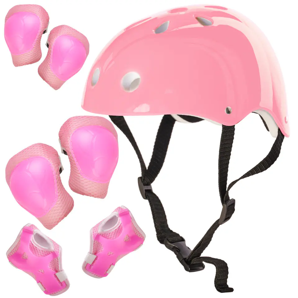 ⁨Helmet skateboard protectors adjustable pink⁩ at Wasserman.eu