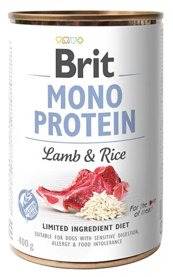 ⁨Brit Mono Protein Lamb & Rice can 400g⁩ at Wasserman.eu