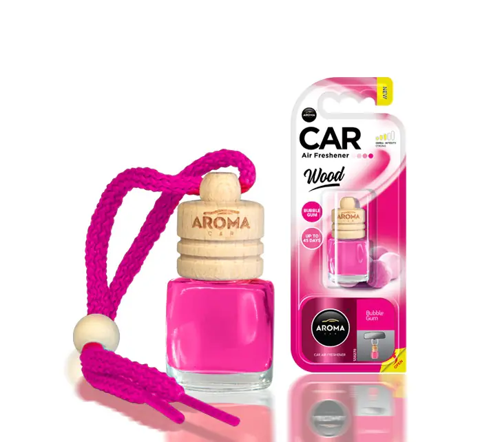 ⁨Aroma wood bubble gum air freshener⁩ at Wasserman.eu