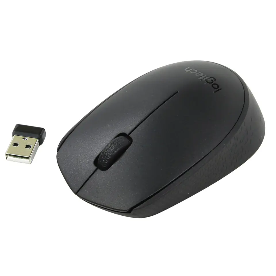 ⁨Mysz bezprzewodowa, Logitech B170, czarna, optyczna, 1000DPI⁩ w sklepie Wasserman.eu