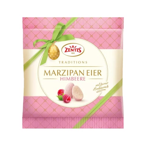 ⁨Zentis Marcepanowe Jajka Malinowe 125 g⁩ w sklepie Wasserman.eu