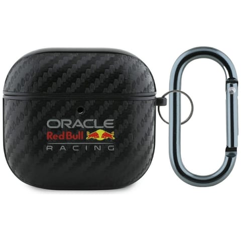 ⁨Etui Red Bull PU Carbon Logo do AirPods  4 czarny⁩ w sklepie Wasserman.eu