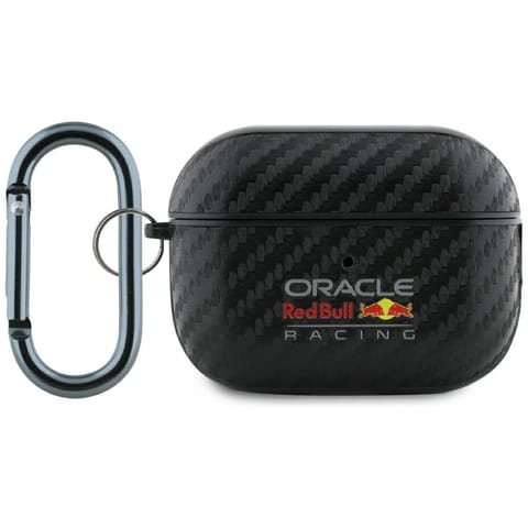 ⁨Etui Red Bull PU Carbon Logo do AirPods  Pro 2 czarny⁩ w sklepie Wasserman.eu
