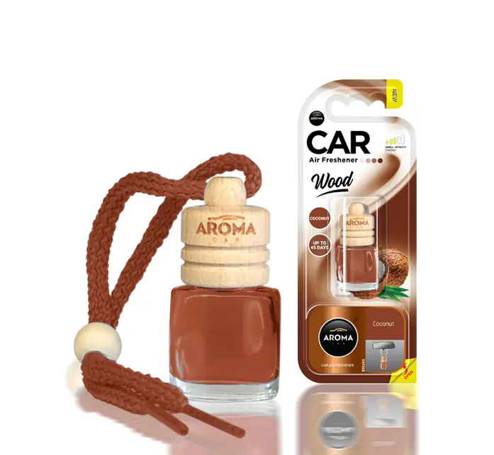 ⁨Aroma wood coconut air freshener⁩ at Wasserman.eu