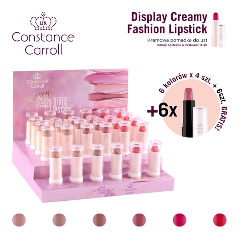 ⁨CC Zestaw Cream Fashion Lipstick(15-20)24+6test+6g⁩ w sklepie Wasserman.eu