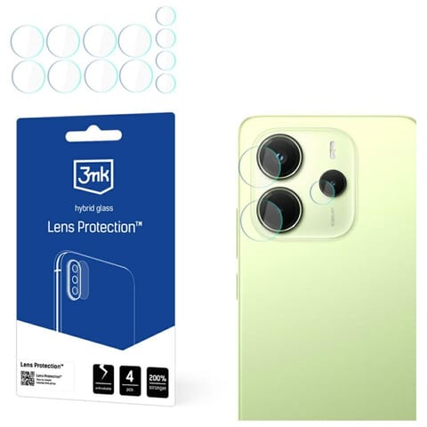 ⁨Ochrona na obiektyw aparatu 3MK Lens Protection do Redmi Note 14 4G⁩ w sklepie Wasserman.eu