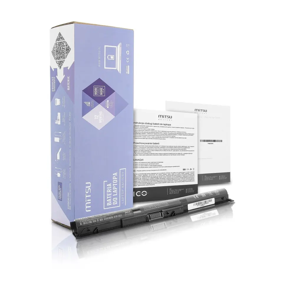 ⁨Bateria do HP Pavilion 14-ab, 15-ab 2200 mAh (33 Wh) 14.4 - 14.8 Volt⁩ w sklepie Wasserman.eu