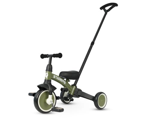 ⁨Qplay Rowerek Trójkołowy Stager 3w1 Green⁩ w sklepie Wasserman.eu