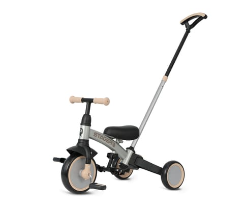 ⁨Qplay Rowerek Trójkołowy Stager 3w1 Silver⁩ w sklepie Wasserman.eu
