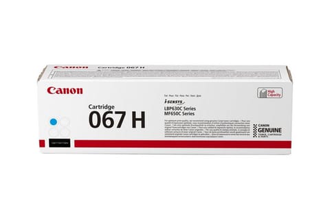 ⁨Canon 067H toner cartridge 1 pc(s) Original Cyan⁩ at Wasserman.eu