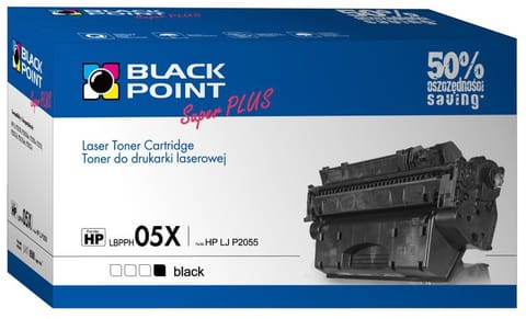 ⁨Kaseta z tonerem BLACK POINT LBPPH05X Zamiennik HP CE505X LBPPH05X⁩ w sklepie Wasserman.eu