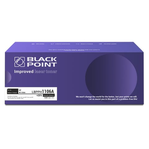 ⁨Toner BLACK POINT LBPPH1106A HP W1106A⁩ w sklepie Wasserman.eu