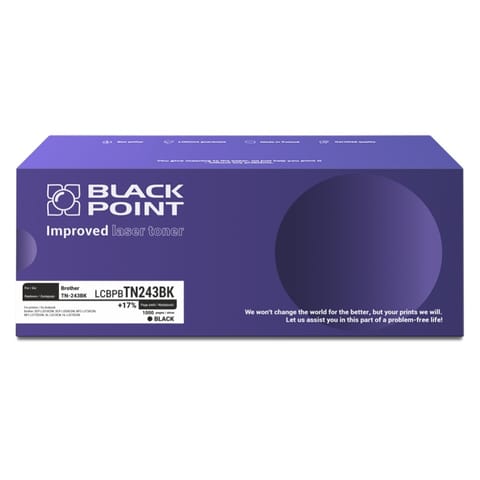 ⁨Toner BLACK POINT LCBPBTN243BK Brother TN-243BK⁩ w sklepie Wasserman.eu