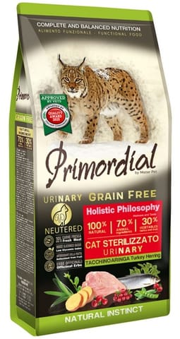 Primordial Cat Grain Free Urinary Turkey & Herring 2kg w sklepie Wasserman.eu