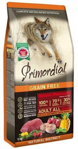 ⁨Primordial Dog Grain Free Adult Buffalo & Mackerel 12kg⁩ w sklepie Wasserman.eu