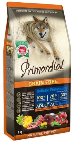 ⁨Primordial Dog Grain Free Adult Tuna & Lamb 2kg⁩ w sklepie Wasserman.eu
