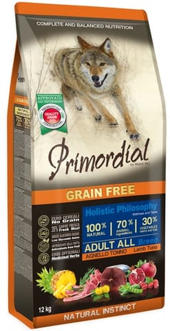 ⁨Primordial Dog Grain Free Adult Tuna & Lamb 12kg⁩ w sklepie Wasserman.eu