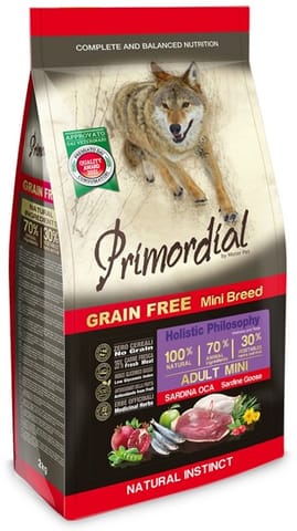 ⁨Primordial Dog Grain Free Mini Adult Sardine & Goose 2kg⁩ w sklepie Wasserman.eu