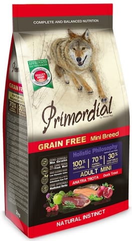 ⁨Primordial Dog Grain Free Mini Adult Duck & Trout 6kg⁩ w sklepie Wasserman.eu