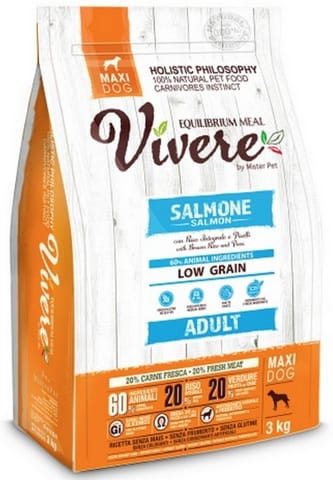 ⁨Vivere Maxi Adult Salmon 3kg Karma Monobiałkowa z Łososiem dla dużych ras⁩ w sklepie Wasserman.eu