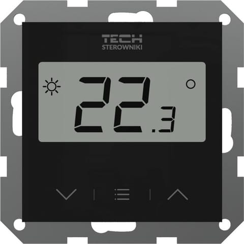 Bezprzewodowy regulator pokojowy czarny F-8Z Tech Sterowniki w sklepie Wasserman.eu