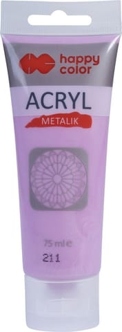 ⁨Farba akrylowa 75ml różowy metalik⁩ w sklepie Wasserman.eu