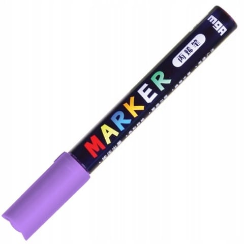 ⁨Marker akrylowy 1-2 mm jasnofioletowy MG⁩ w sklepie Wasserman.eu