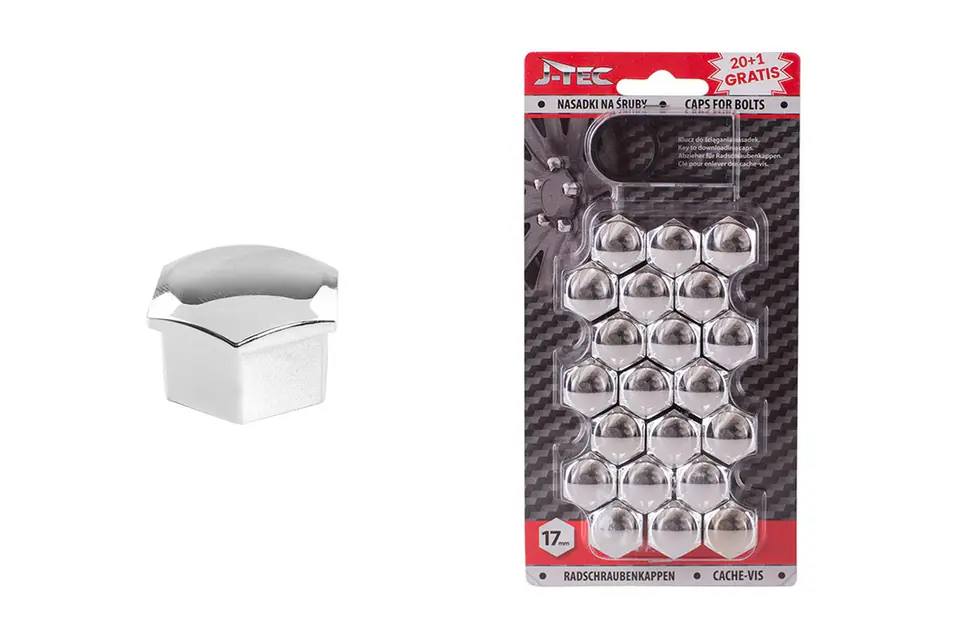 Screw caps 17 mm chrome plated at Wasserman.eu