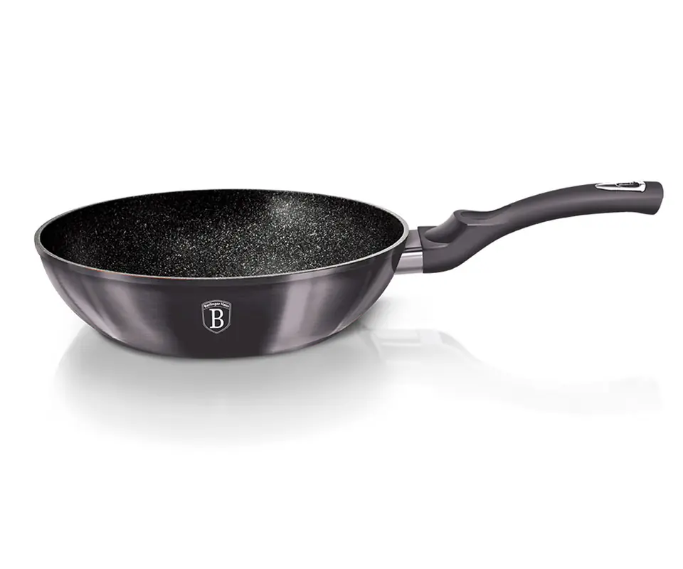 ⁨WOK GRANITOWY 28cm BERLINGER HAUS BH-6900 CARBON PRO⁩ w sklepie Wasserman.eu