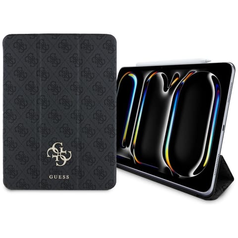⁨Guess GUFC11PM24PS4SGK iPad Pro 11" 2024 czarny/black Magnetic 4G Big Logo⁩ w sklepie Wasserman.eu