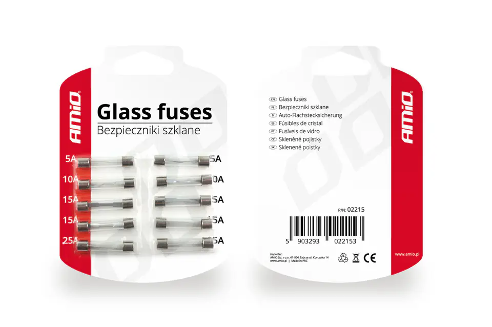 ⁨Glass fuses 10 pcs.⁩ at Wasserman.eu