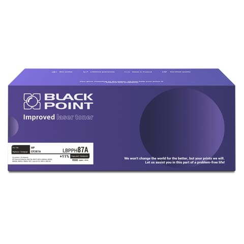 ⁨Toner BLACK POINT LBPPH87A HP CF287A⁩ w sklepie Wasserman.eu