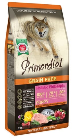 ⁨Primordial Dog Grain Free Puppy Chicken & Sea Fish 2kg⁩ w sklepie Wasserman.eu