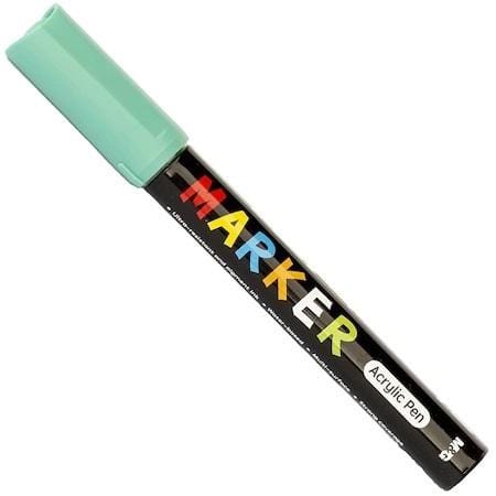 ⁨Marker akrylowy 1-2 mm zielony niebieskawy MG⁩ w sklepie Wasserman.eu